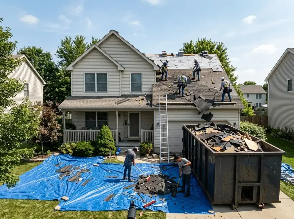 roof-replacement-debris-remova-004 — frequently asked questions, Cheapest Dumpster Rentals in Blacklick Estates, OH